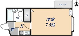 ハイツ笹の物件間取画像